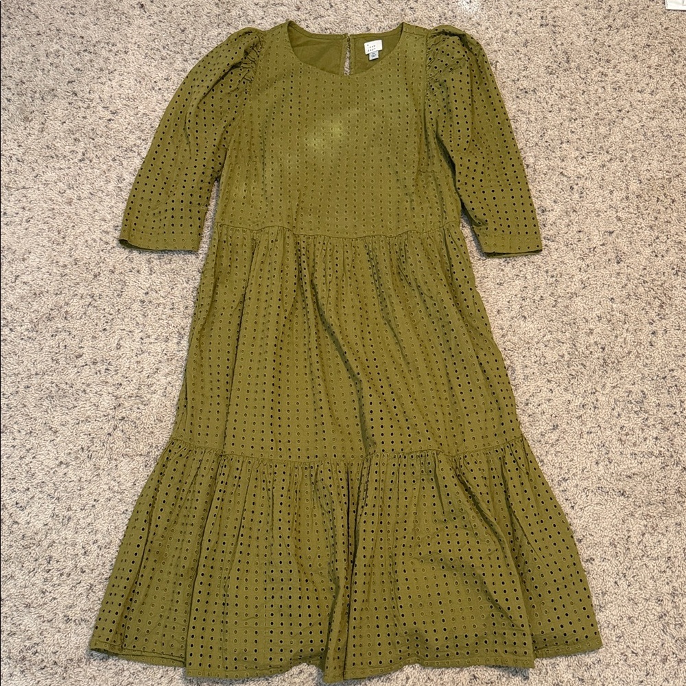 A New Day Olive Green Maxi Dress